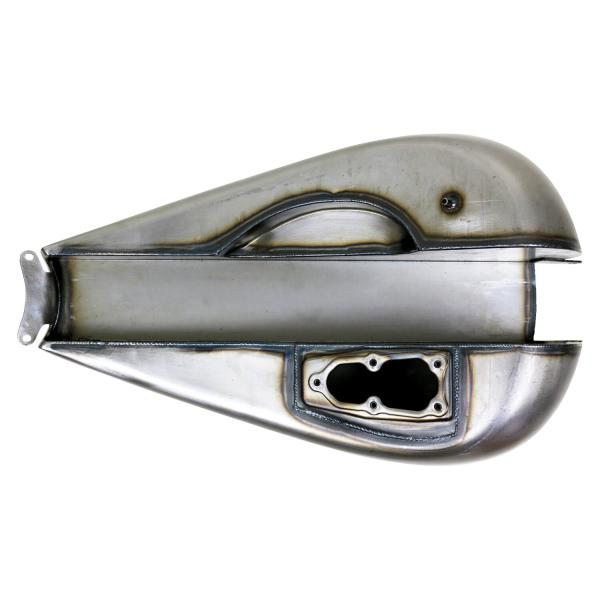 Kodlin stretched "Breakout" Softail gas Tank | Passend: 2018–2026 Softail mit custom shorter seat (some Modelle require dash/instrument relocation)