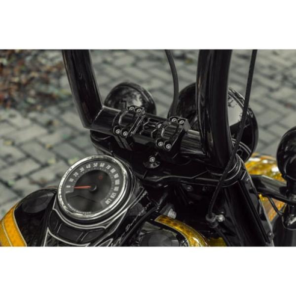 Killer Custom, 1-1/4" 'Task Force' risers. 2" rise. Black