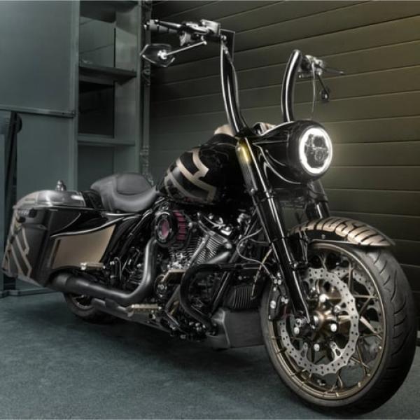 Killer Custom, 2" Killer Bull fat bar. 12" rise