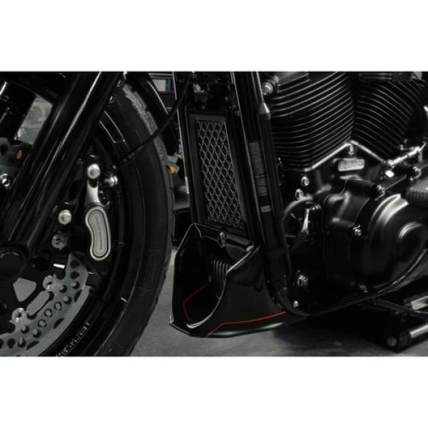 Killer Custom, oil radiator guard 'David'. schwarz – 2018–2026 · Softail
