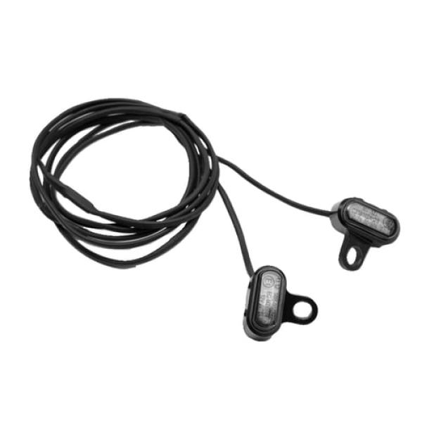 Killer Custom, Mohawk Led Front Turn Signals. Black