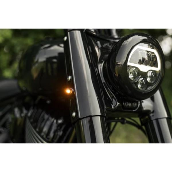 Killer Custom, Front Led Turn Signals. Black