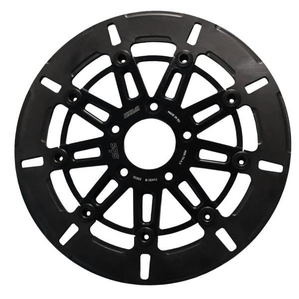 Kodlin by SBS, "9-spoke" Brems rotor vorne L/R. Schwarz | vorne: 2015–2026 Softail (außer 2017 FXSE)
