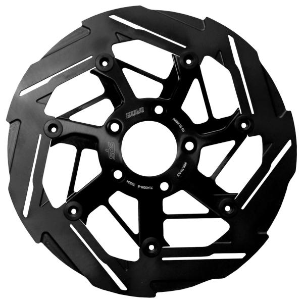 Kodlin by SBS, "7-spoke" Brems rotor vorne rechts. Schwarz | vorne: 2015–2026 Softail (außer 2017 FXSE)