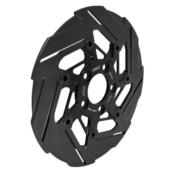 Kodlin by SBS, "7-spoke" Brems rotor hinten. Schwarz | Passend: hinten: 2000–2026 Softail (außer 2017 FXSE); 2000–2017 Dyna (außer 2016–2017 FXDLS); 2000–2007 Touring; 2000–2010 XL (außer XR1200)