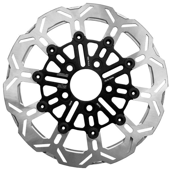 Kodlin by SBS, "10-spoke" Brems rotor hinten. Clear | Passend: hinten: 2000–2026 Softail (außer 2017 FXSE); 2000–2017 Dyna (außer 2016–2017 FXDLS); 2000–2007 Touring; 2000–2010 XL (außer XR1200)