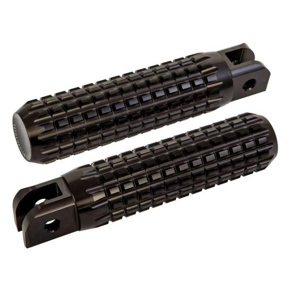 Rick’s Motorcycles – rider foot pegs AK 4.7. schwarz – OE mounting – Rider: 18-26 Softail (excl. floorboard models); 21-26 RH1250S Sportster S; 22-26 RH975 Nightster; 23-26 RH975S Nightster S; 21-26 Pan America