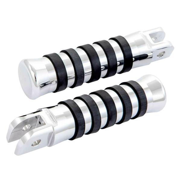 Rick’s Motorcycles – rider foot pegs O-ring style. poliert – OE-Ersatz – Rider: 18-26 Softail (excl. floorboard models); 21-26 RH1250S Sportster S; 22-26 RH975 Nightster; 23-26 RH975S Nightster S; 21-26 Pan America