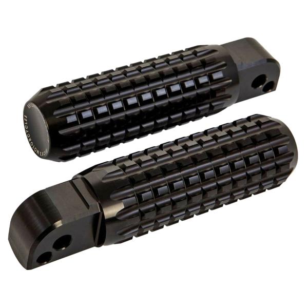 Rick’s Motorcycles – passenger foot pegs AK 4.7. schwarz – OE mounting – Passenger: 18-26 Softail