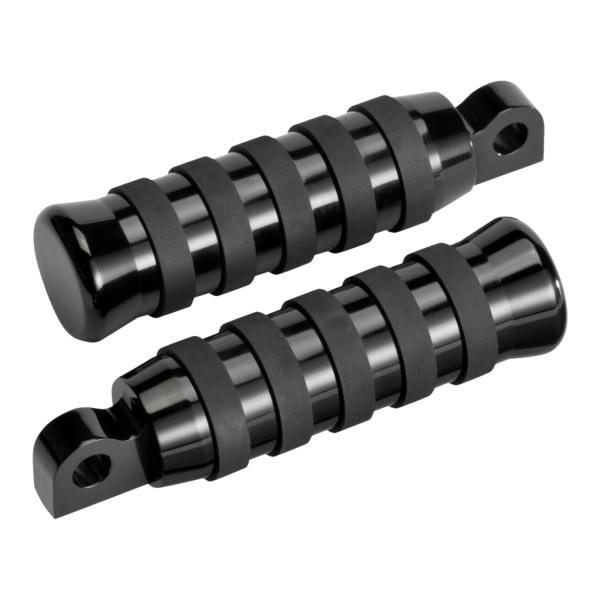 Rick’s Motorcycles – foot pegs O-ring style. schwarz – OE-Ersatz – All H-D with traditional male mount. (Excl. rider/passenger on: 18-26 Softail; 20-21 Livewire. Excl. rider location on: 15-20 XG; 10-22 XL1200X/XS; 11-20 XL1200C; 12-16 XL1200V)