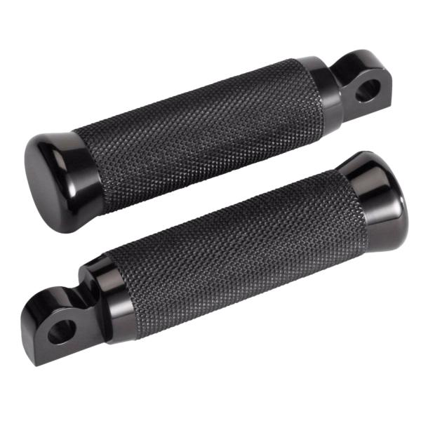 Rick’s Motorcycles – foot pegs Knurled style. schwarz – OE-Ersatz – All H-D with traditional male mount. (Excl. rider/passenger on: 18-26 Softails; 20-21 Livewire. Excl. rider location on: 15-20 XG; 10-22 XL1200X/XS; 11-20 XL1200C; 12-16 XL1200V)