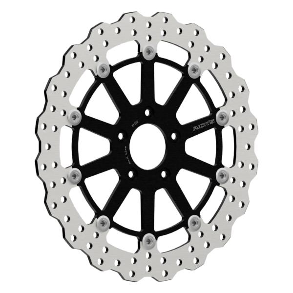 Rick’s Motorcycles – Wave Bremsscheibe Steve 13"/330mm – Original-Radialbremssattel – Various 00-26 H-D models with 3.25" bolt circle diameter