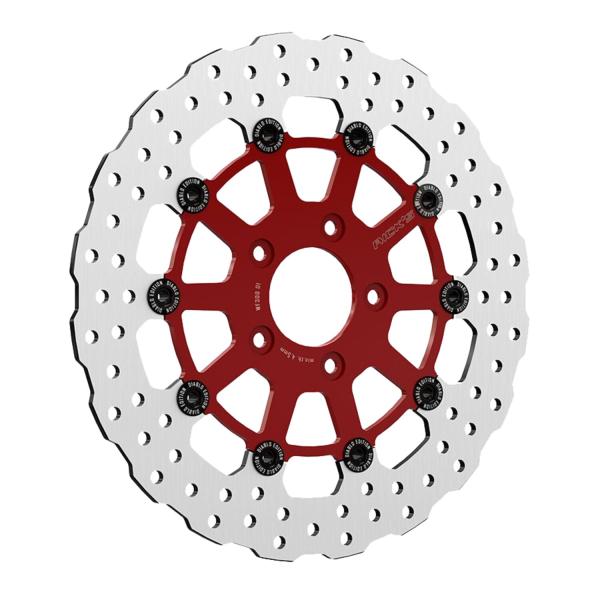 Rick’s Motorcycles – Wave Bremsscheibe EL Diablo 13" – Original-Radialbremssattel – Various 00-26 H-D models with 3.25" bolt circle diameter