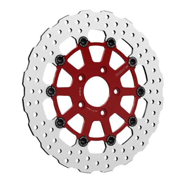 Rick’s Motorcycles – Wave Bremsscheibe EL Diablo 11.8" – Original-Radialbremssattel – Various 00-26 H-D models with 3.25" bolt circle diameter