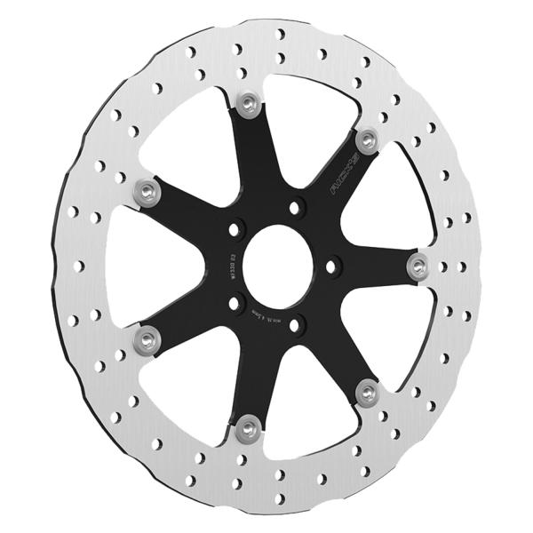 Rick’s Motorcycles – vorn Wave Bremsscheibe Seven Sins 11.5" – Original-Radialbremssattel – Various 00-26 H-D models with 3.25" bolt circle diameter