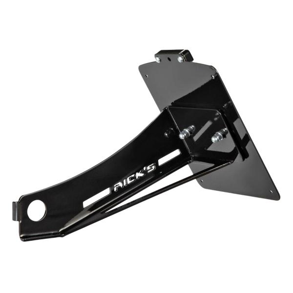 Rick’s Motorcycles – seitlicher Kennzeichenhalter. schwarz – 00-07 Softail (nu)