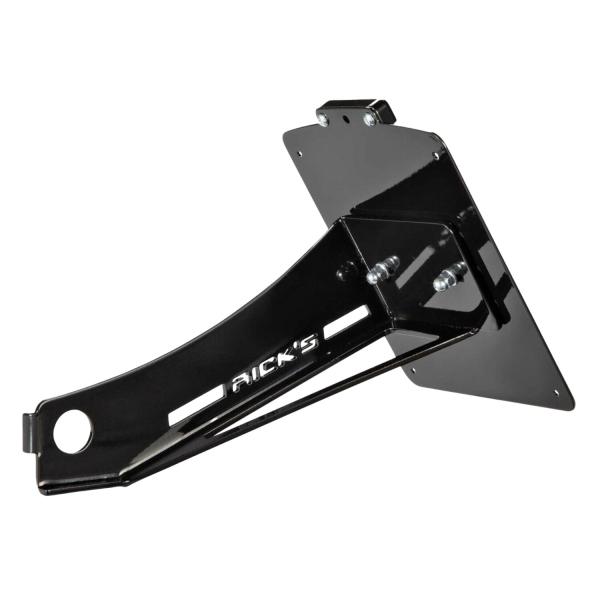 Rick’s Motorcycles – seitlicher Kennzeichenhalter. schwarz – 00-07 Softail (nu)