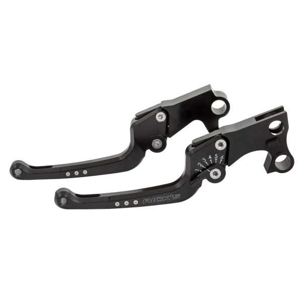 Rick’s Motorcycles – Good Guys Brems- und Kupplungshebel-Set schwarz – 04-13 XL; 08-12 XR1200 (NU)