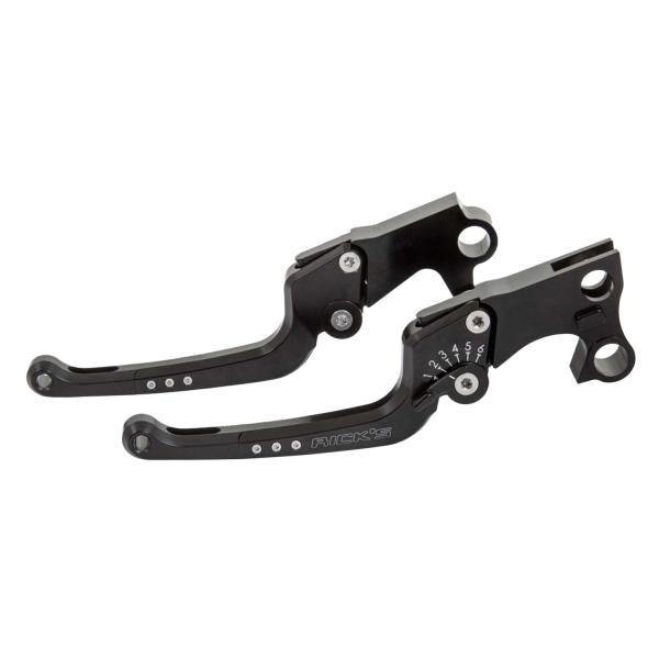 Rick’s Motorcycles – Good Guys Brems- und Kupplungshebel-Set schwarz – 14-22 XL Sportster (NU)