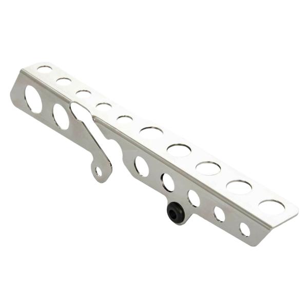 Rick’s Motorcycles – belt guard Round holes. poliert – OE-Ersatz – 18-26 Softail (excl. 19-20 (NU) FXDRS 114)
