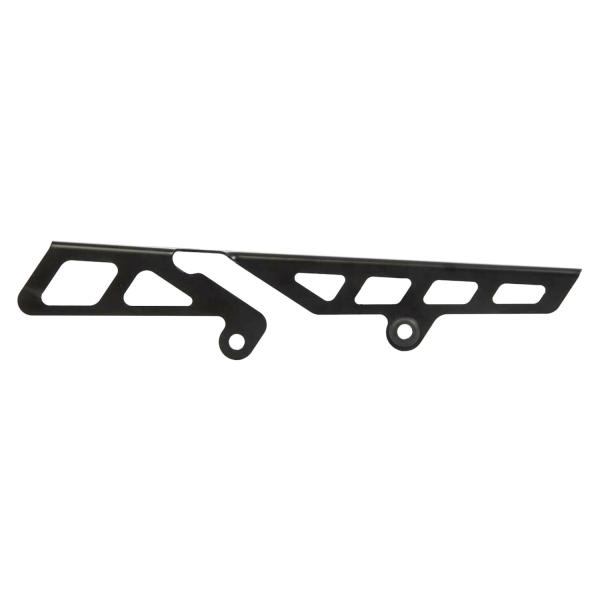 Rick’s Motorcycles – belt guard square holes. glänzend schwarz – OE-Ersatz – 18-26 Softail (excl. 19-20 (NU) FXDRS 114)