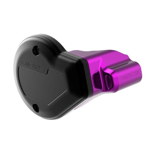 Rick’s Motorcycles – timer Abdeckungsset. schwarz/violett – all Gen2 M8: 25-26 Softail; all 2026 Touring and 23-25 FLTRXSE; 24-25 FLTRXSTSE; 24-25 FLTRX; 23-25 FLHXSE; 24-25 FLHX; 2025 FLHXU; 2026 Trikes