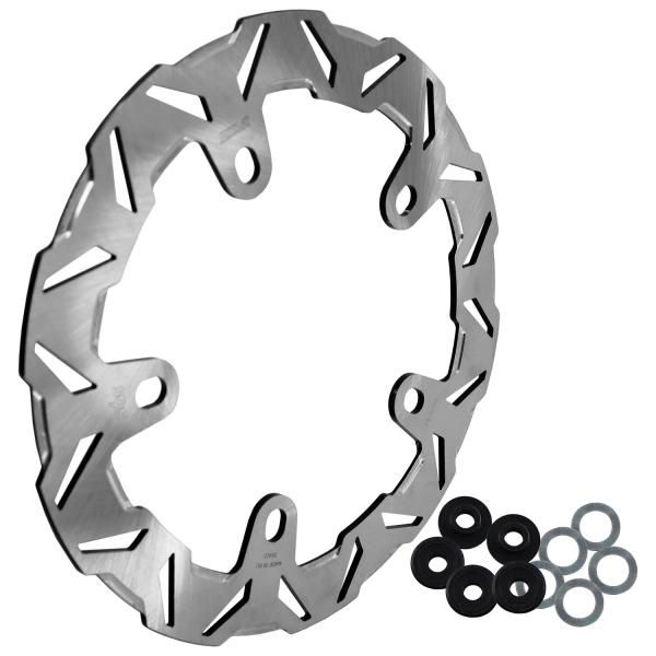 Kodlin by SBS, "V-Design" Brems rotor vorne L/R. Clear | Passend: vorne mit stock cast wheels: 2024–2026 FLHX; 2025 (NU) FLHXU; 2024–2026 FLTRX; 2024 (NU) RA1250; 2024–2026 RA1250S