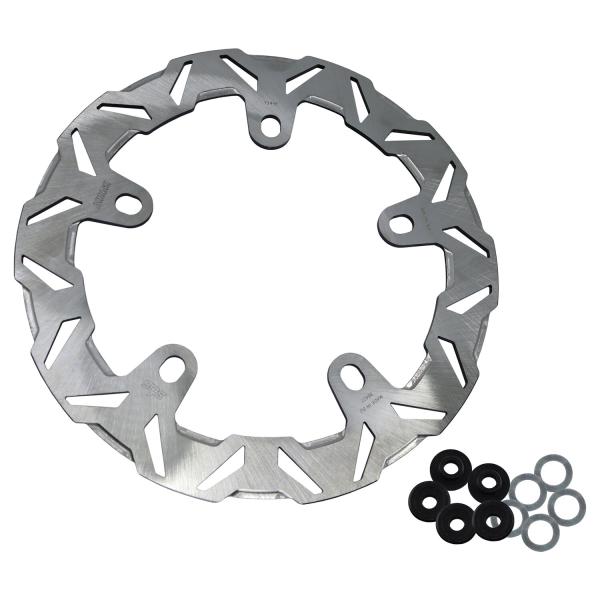 Kodlin by SBS, "V-Design" Brems rotor vorne L/R. Clear | Passend: vorne mit stock cast wheels: 2024–2026 FLHX; 2025 (NU) FLHXU; 2024–2026 FLTRX; 2024 (NU) RA1250; 2024–2026 RA1250S