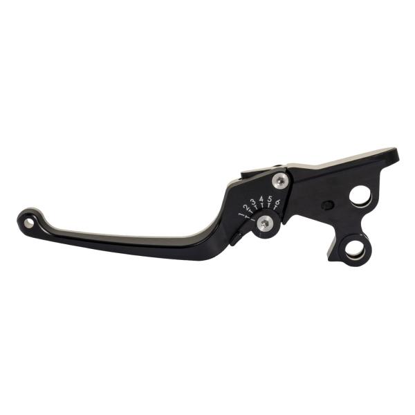 Rick’s Motorcycles – Classic Brems- und Kupplungshebel-Set. schwarz – OE-Hebel – 25-26 Softail with cable clutch