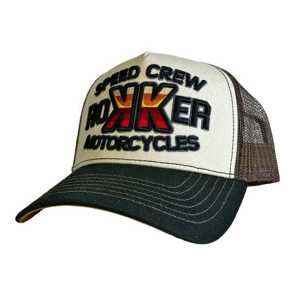 ROKKER Speed Crew II Cap – Braun/Schwarz