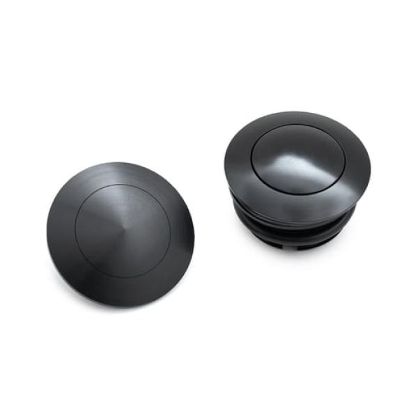 Killer Custom, flush-mount fuel cap kit. schwarz – 2018–2026 · Softail: 18-20 FLDE Deluxe 107; 18-20 FLFB Fat Boy 107; 18-24 FLFBS Fat Boy 114; 25-26 FLFB Fat Boy 117; 18-21 FLHC Heritage 107; 18-24 FLHCS Heritage 114; 25-26 FLHC Heritage 117; 18-21 FLSL