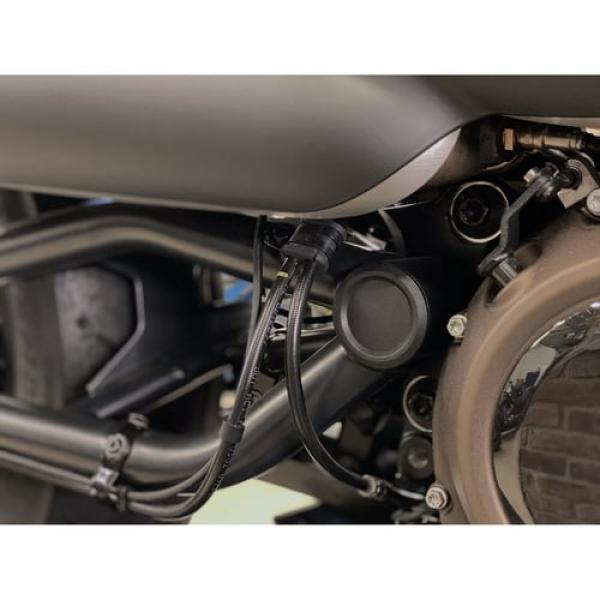 Killer Custom, Sportster S swingarm axle cover Satz. schwarz – 2021–2026 · RH1250S Sportster S