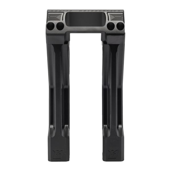 Kodlin Fastback Riser für OEM digital speedo. 8". Schwarz | 2018–2024 Softail mit OEM digital speedometer: 2018–2020 FXBB Street Bob 107