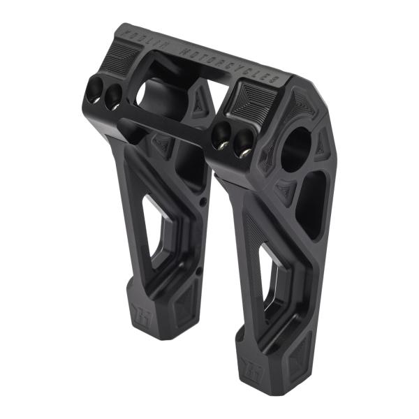 Kodlin Fastback Riser für OEM digital speedo. 6". Schwarz | 2018–2024 Softail mit OEM digital speedometer: 2018–2020 FXBB Street Bob 107