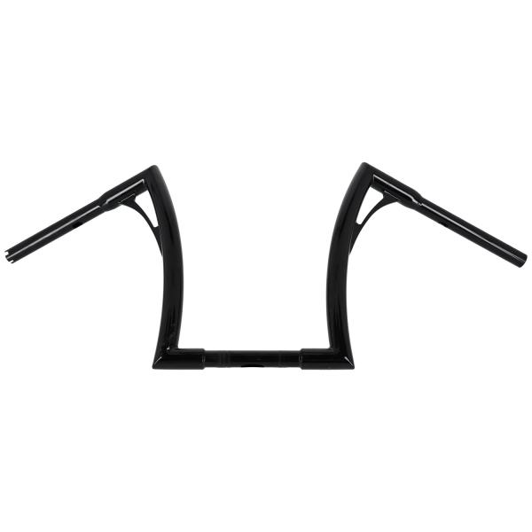 Kodlin, 1-1/4" Flow Bar. Tall, without brace. Black