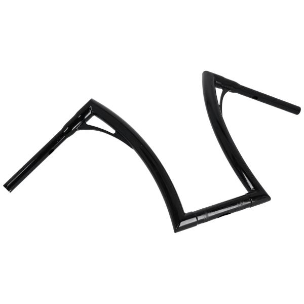 Kodlin Flow-bar super fat Lenker extrahoch. Schwarz | Passend: 2018–2024 Softail mit 1.25" I.D. risers (NU)