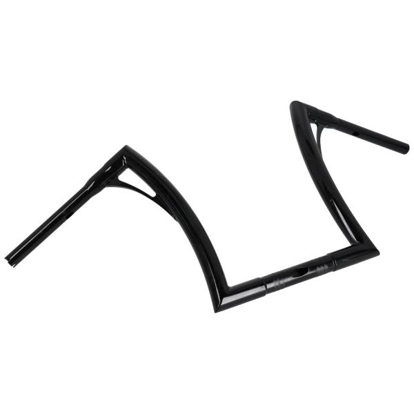 Kodlin Flow-bar super fat Lenker hoch. Schwarz | Passend: Road Glides: 2015–2023 FLTRX; FLTRXS; FLTRXST; FLTRU; 2020–2021 FLTRXSE (außer other CVO). Modelle mit 1.25" Durchmesser risers (NU)