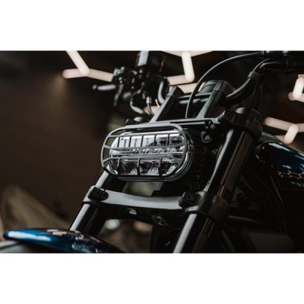 Killer Custom, headlamp grill. Black