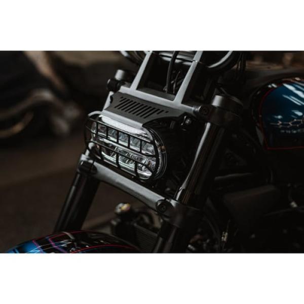 Killer Custom, headlamp grill. Black