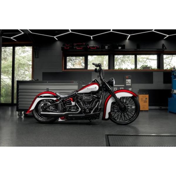 Killer Custom, 23" Vorderradschutzblech 'Hot Rod Series' – 2018–2026 · Softail: 18-21FLHC Heritage 107; 18-24FLHCS Heritage 114; 25-26 FLHC Heritage Classic 117; 18-20FLDE Deluxe 107; 18-21FLSL Slim 107; 2024 FLI Hydra Glide Revival 114