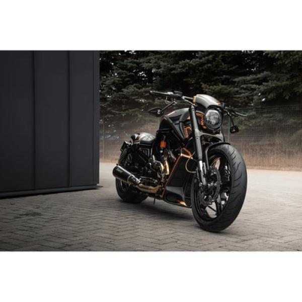 Killer Custom, Black LED Headlight Kit V-Rod 'Night Ride'