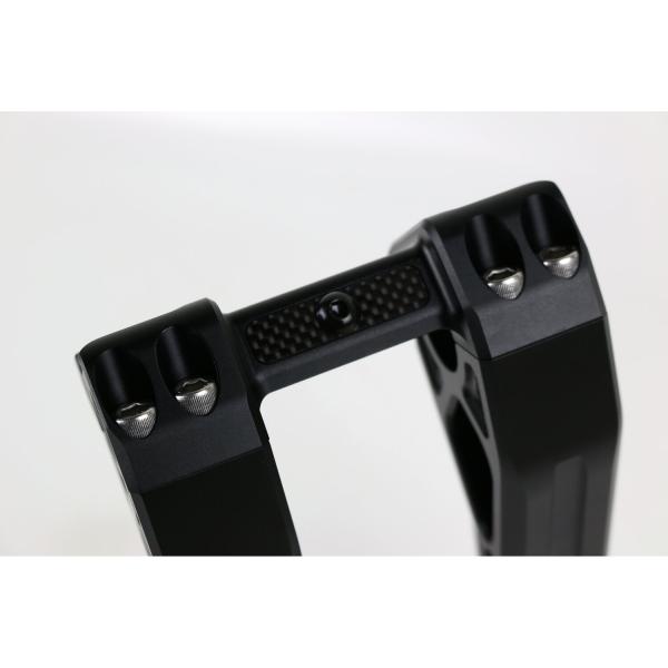Kodlin universell Fastback Riser 10". Schwarz | Passend: Alle H-D mit 1"handlebar clamp area und 3.5" riser mount spacing