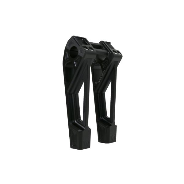 Kodlin universell Fastback Riser 8". Schwarz | Passend: Alle H-D mit 1"handlebar clamp area und 3.5" riser mount spacing