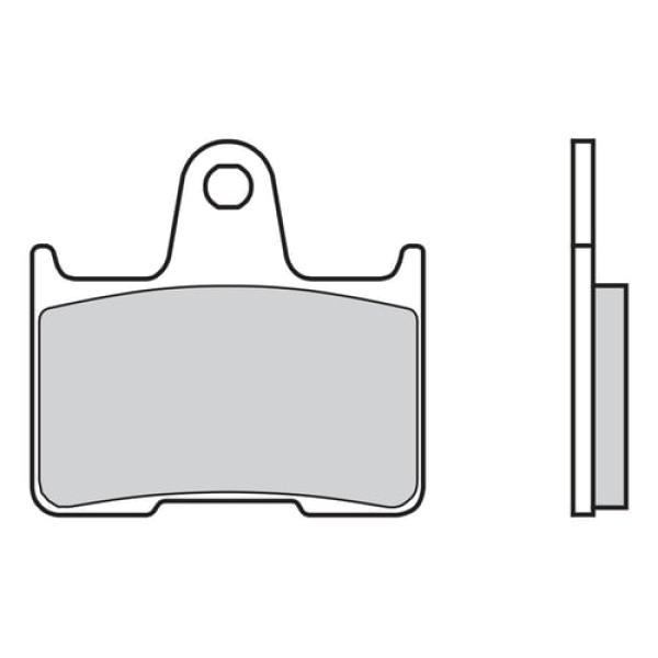 Brembo Sintermetall-Bremsbeläge hinten – hinten: 14-22 XL Sportster – OE 41300053