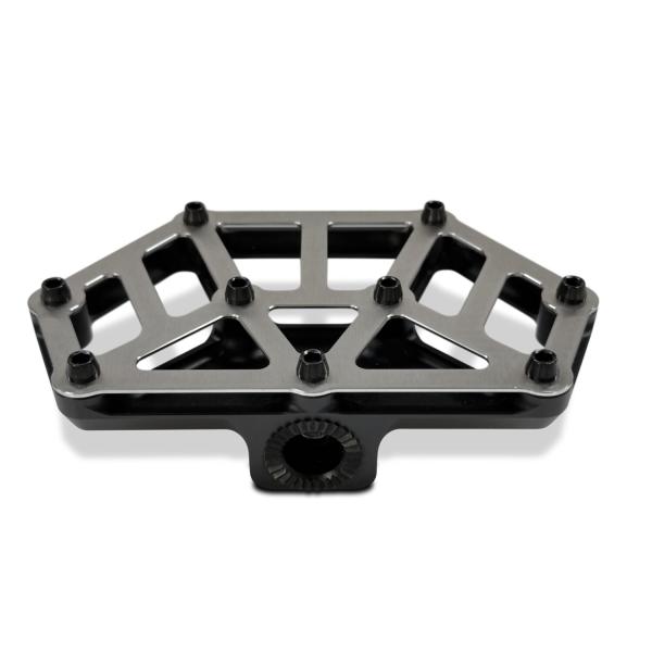 Kodlin NXL Mini-Trittbretter. Schwarz / Edelstahl | Passend: Modelle mit passenden Trittbrettadaptern