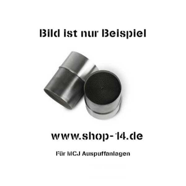 MCJ - Katalysatoren Satz für MCJ Schalldämpfer