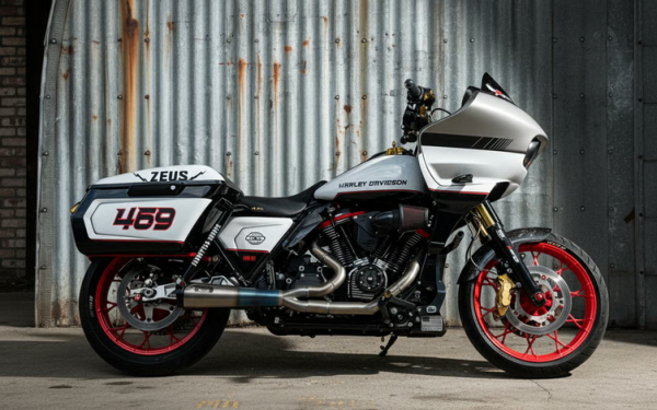 Malparidos  2-1 exhaust system in Matte Black - für Harley Davidson M8 Touring 2017 - 2024 EURO4 Euro5 Auspuffanlage ECE-Typgenehmigung