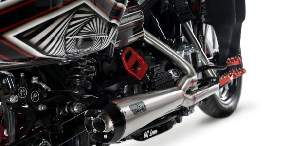 Malparidos  2-1 exhaust system in Stainless Steel with a brushed 'Works' finish - für Harley Davidson 06-16 6-sp Dyna up to 110" (NU) Euro 3 Auspuffanlage ECE-Typgenehmigung