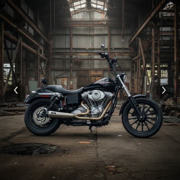 Malparidos  2-1 exhaust system in Stainless Steel with a brushed 'Works' finish - für Harley Davidson 99-05 5-sp Dyna 88" (1450cc) models (NU) Euro 2/3 Auspuffanlage ECE-Typgenehmigung