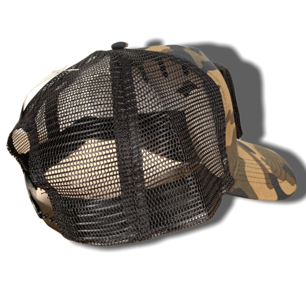 CnP Trucker Cap mit Klettpatch Patch in Camouflage oder Olivgrün